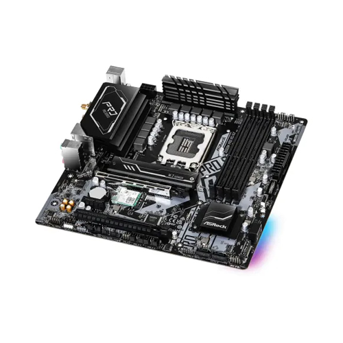 ASRock B660M Pro RS/ax 12th Gen Micro ATX Motherboard — photo 3