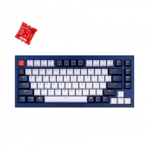 Keychron Q1 Fully Assembled Navy Blue, Brown Switch Mechanical Keyboard