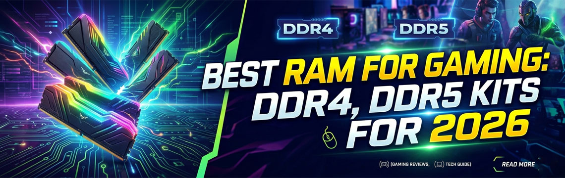 Best RAM for Gaming: DDR4, DDR5 Kits for 2026