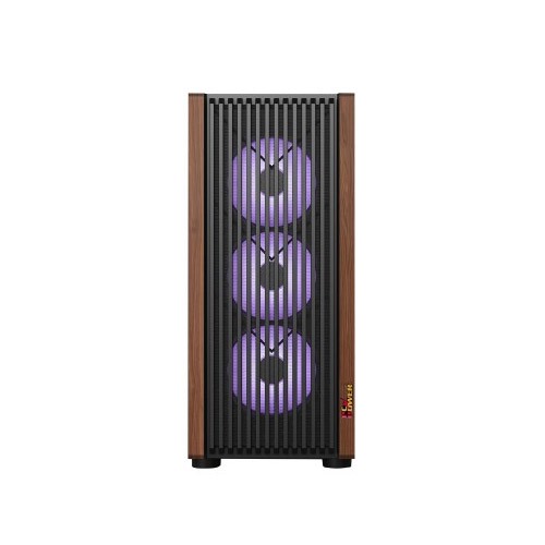 PC POWER PP-GS680 WOOD MESH BK Casing With 6 FANS — photo 3