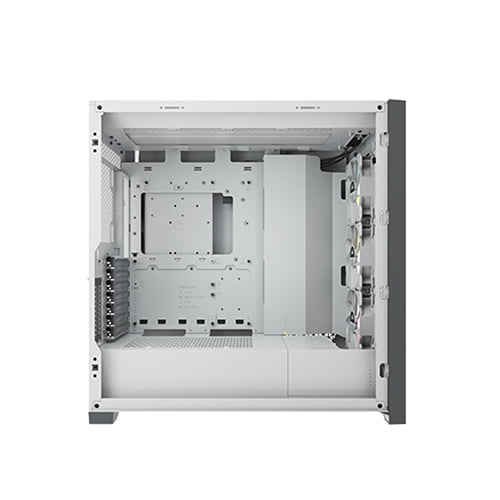 CORSAIR iCUE 5000X RGB Tempered Glass Mid-Tower ATX PC Case (White) — photo 4