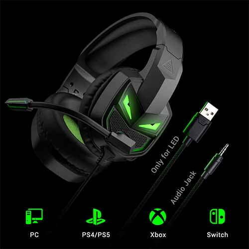 EKSA E7000 Gaming Headphone Direwolf Wired Headset — photo 5