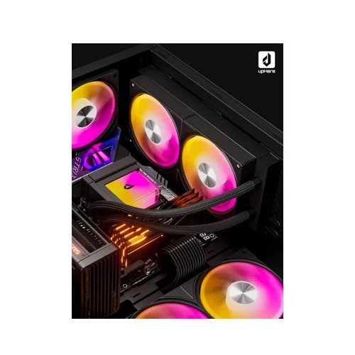 UpHere E240KC 240mm AIO Liquid CPU Cooler (Black) — photo 3