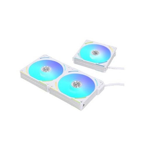 LIAN LI UNI FAN AL V2 120 ARGB Case Fan Triple Pack White — photo 2