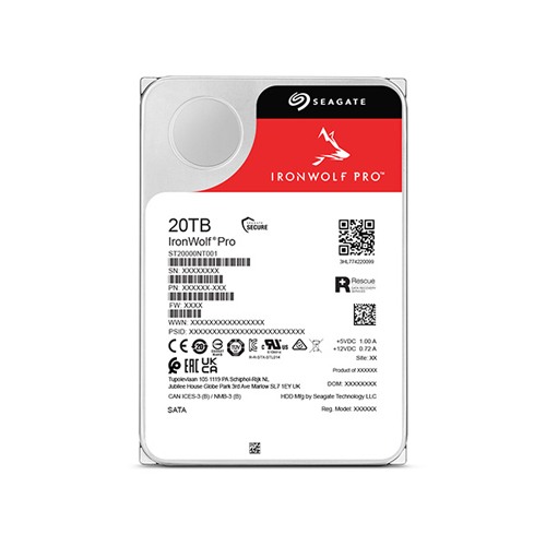 Seagate IronWolf Pro 20TB 3.5-inch 7200RPM SATA NAS HDD — photo 4
