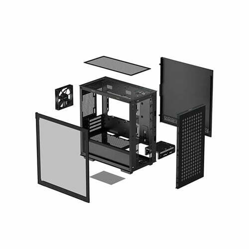 Deepcool CH370 Mid Tower Micro ATX Black Gaming Casing — photo 5