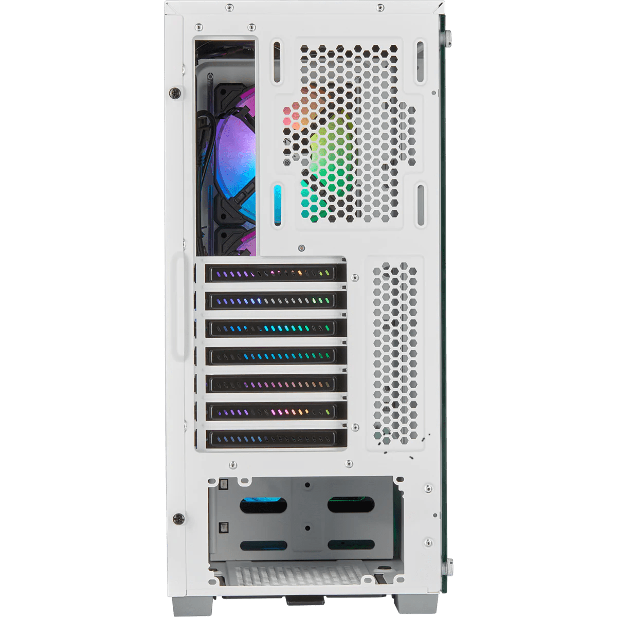 Corsair iCUE 220T RGB Airflow Tempered Glass Mid-Tower Smart Case — White — photo 3