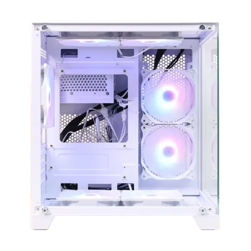 Revenger Base Dynamic Mini 5 ARGB Mid Tower M-ATX White Gaming Casing — photo 3