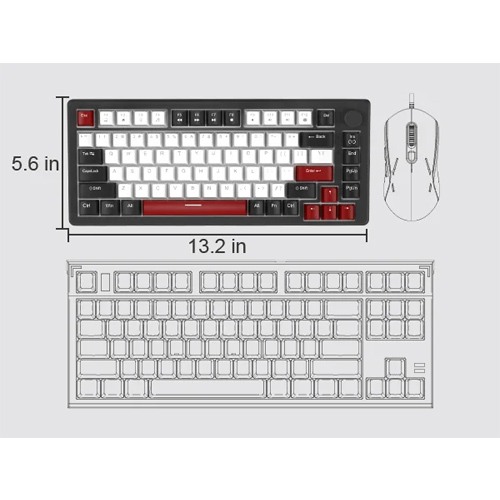 MAGEGEE STAR75 Wired Mechanical Keyboard — photo 4