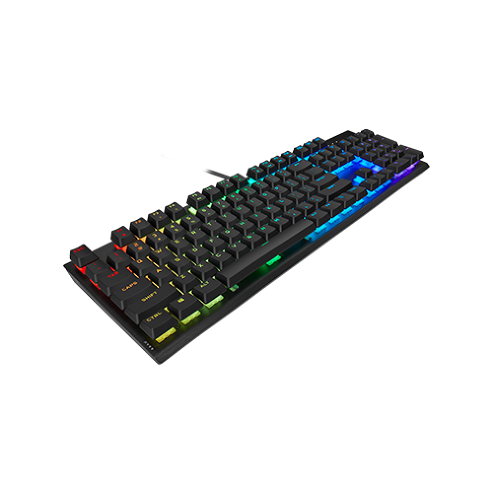 Corsair K60 RGB PRO Mechanical Gaming Keyboard CHERRY VIOLA (Black) — photo 2