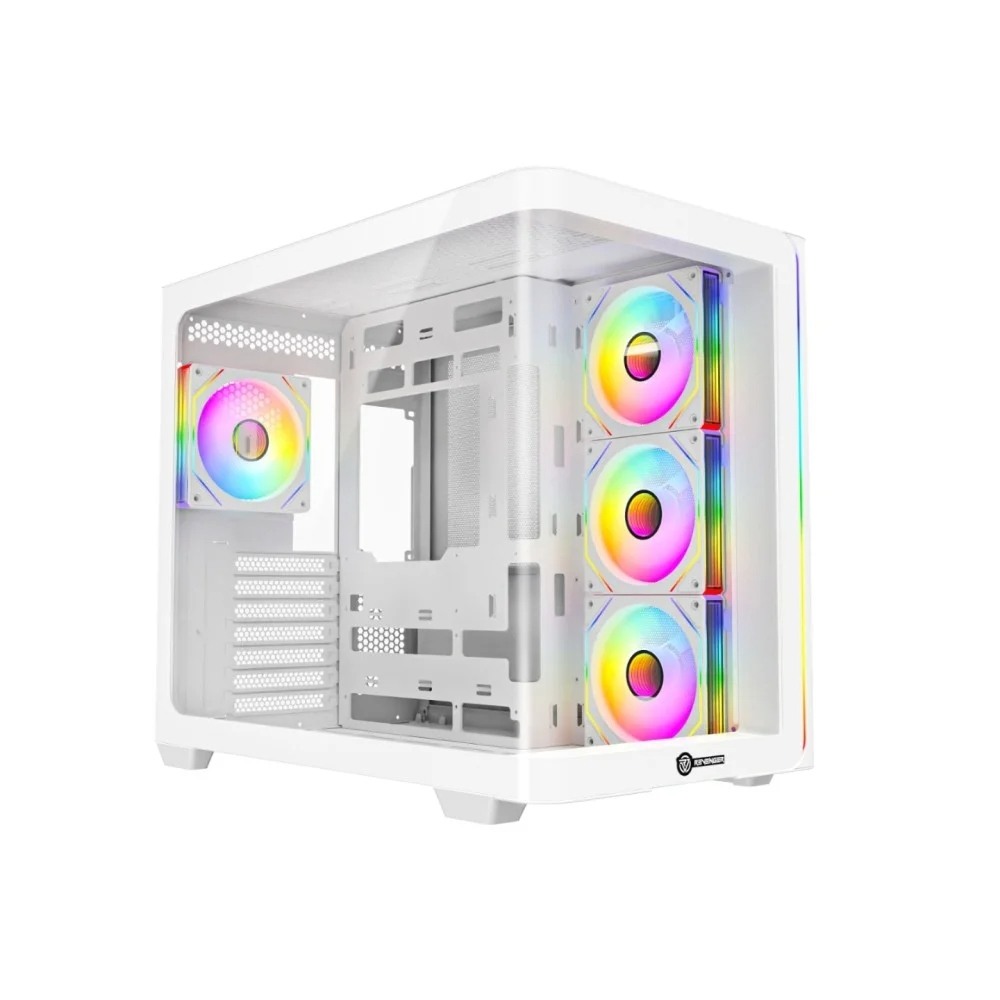 Revenger Air Tank BTF 4 ARGB Infinity Fan White Gaming Casing