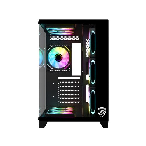 PC POWER ICEBERG V3 GAMING CASE  WITH 10 ARGB (BLACK) — photo 2