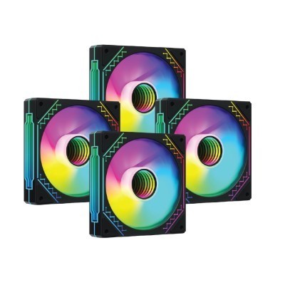 PC POWER IRISH INFINITY BK 4 IN 1 F40 ARGB FAN
