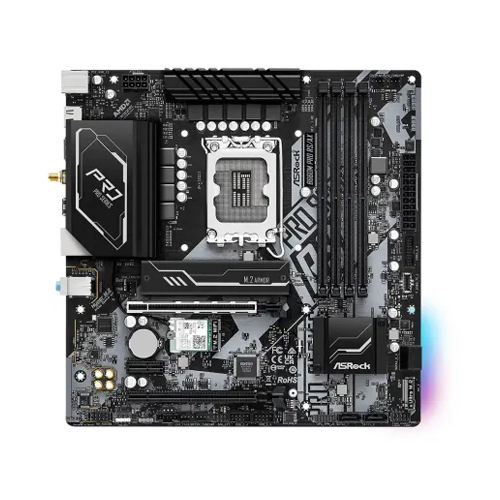 ASRock B660M Pro RS/ax 12th Gen Micro ATX Motherboard — photo 2
