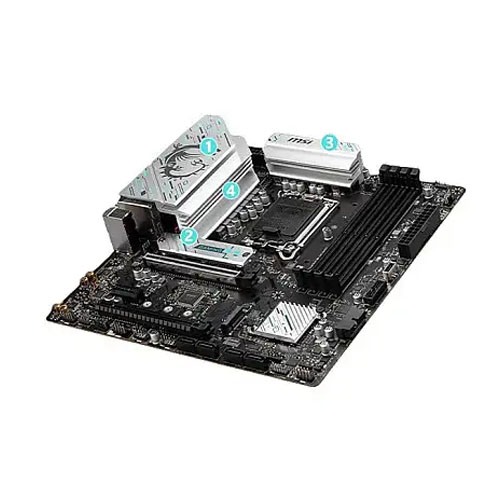 MSI B760M GAMING PLUS WIFI  m ATX Motherboard — photo 3