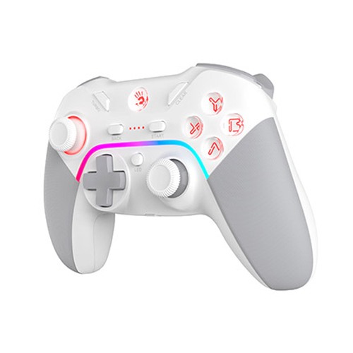 A4Tech Bloody GPW70 2.4G Wireless RGB Gaming Controller - White — photo 2