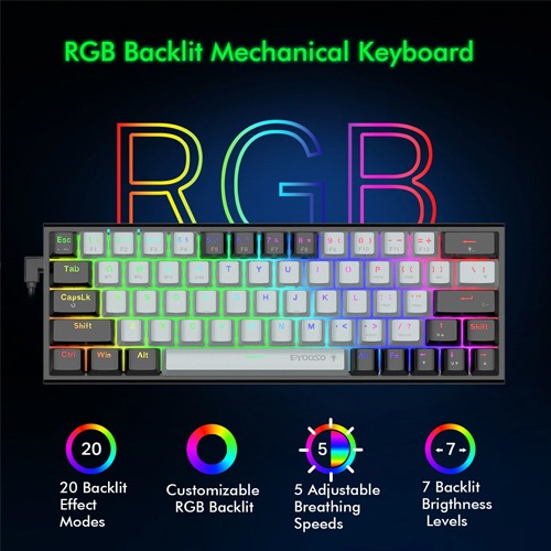E-YOOSO Z11 Wireless RGB TRI MODE Mechanical Gaming Keyboard — photo 3