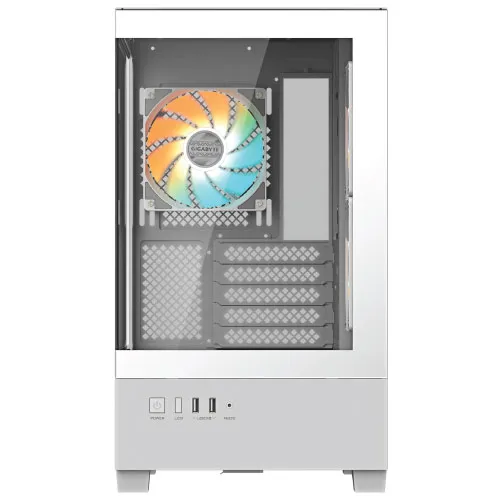 GIGABYTE C201 PANORAMIC ICE Mid Tower M-ATX Casing — photo 2