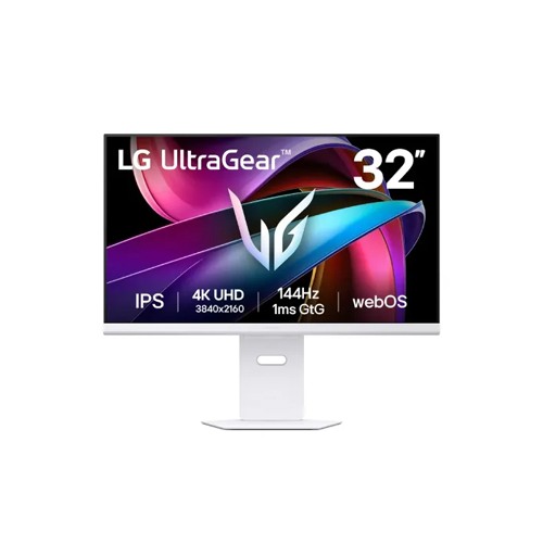 LG UltraGear 32G810SA-W 4K 144Hz IPS AI Smart Gaming Monitor
