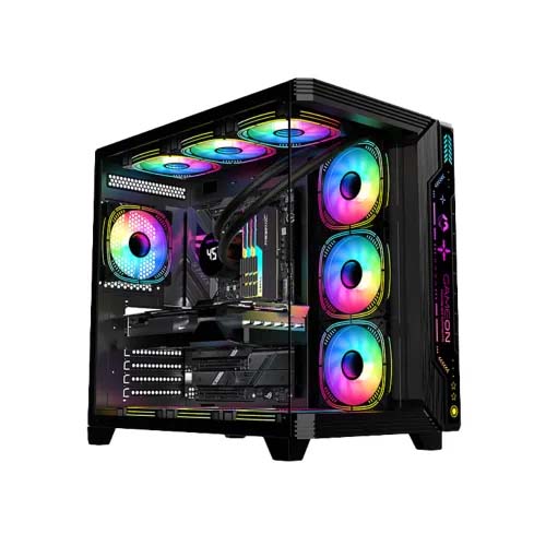PC Power Void Infinity X3 7 ARGB Infinity Fans Case Black
