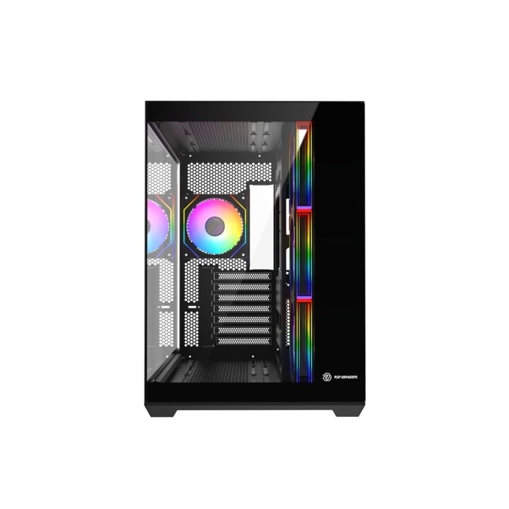 Revenger AIR SPACE BTF 4 ARGB Infinity Fan ATX Black Gaming Casing — photo 3
