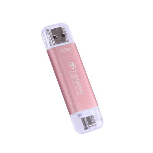 Transcend 512GB ESD310P Type C Portable SSD Pink — photo 3