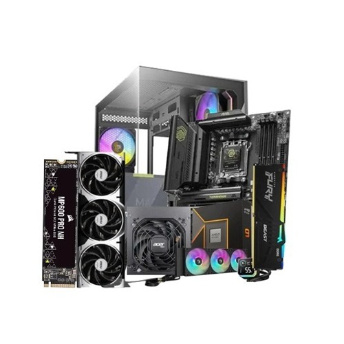 PC Build with AMD Ryzen 9 9950X Gaming Processor