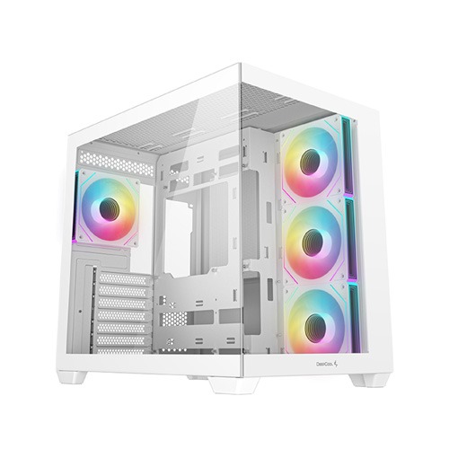 DEEPCOOL CG530 (4 FAN) MID TOWER ATX CASING - WHITE
