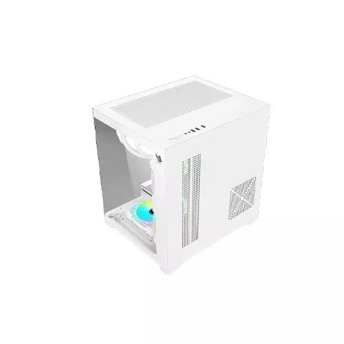 ARS LEGEND 171 V2 ARGB M-ATX Desktop Gaming Case (White) — photo 3