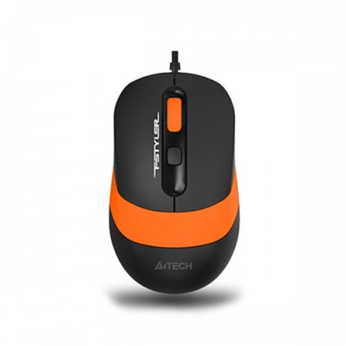 A4tech FM10 Fstyler Wired Optical Mouse Black Orange & Black Blue — photo 2