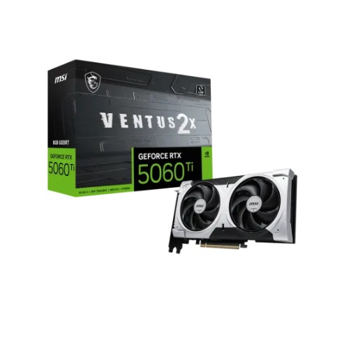 MSI GeForce RTX 5060 TI VENTUS 2X OC PLUS 8GB GDDR7 Graphics Card