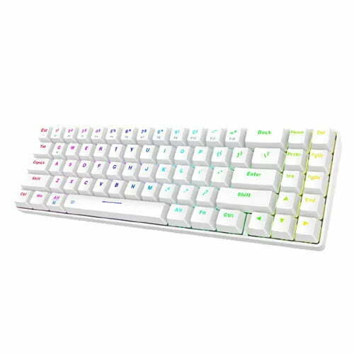 DAREU EK871 GTR HOTSWAPPABLE WIRELESS WHITE MECHANICAL KEYBOARD — photo 2