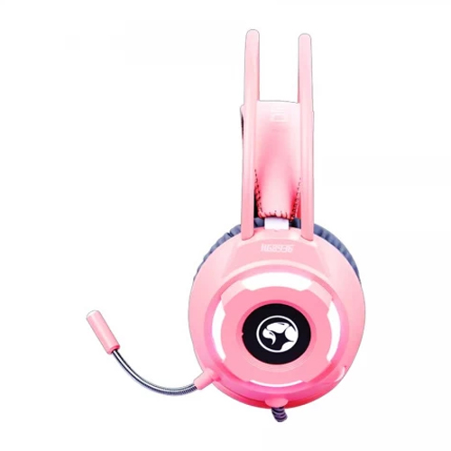 MARVO HG8936 Pink Stereo Gaming Headset with White Light — photo 3