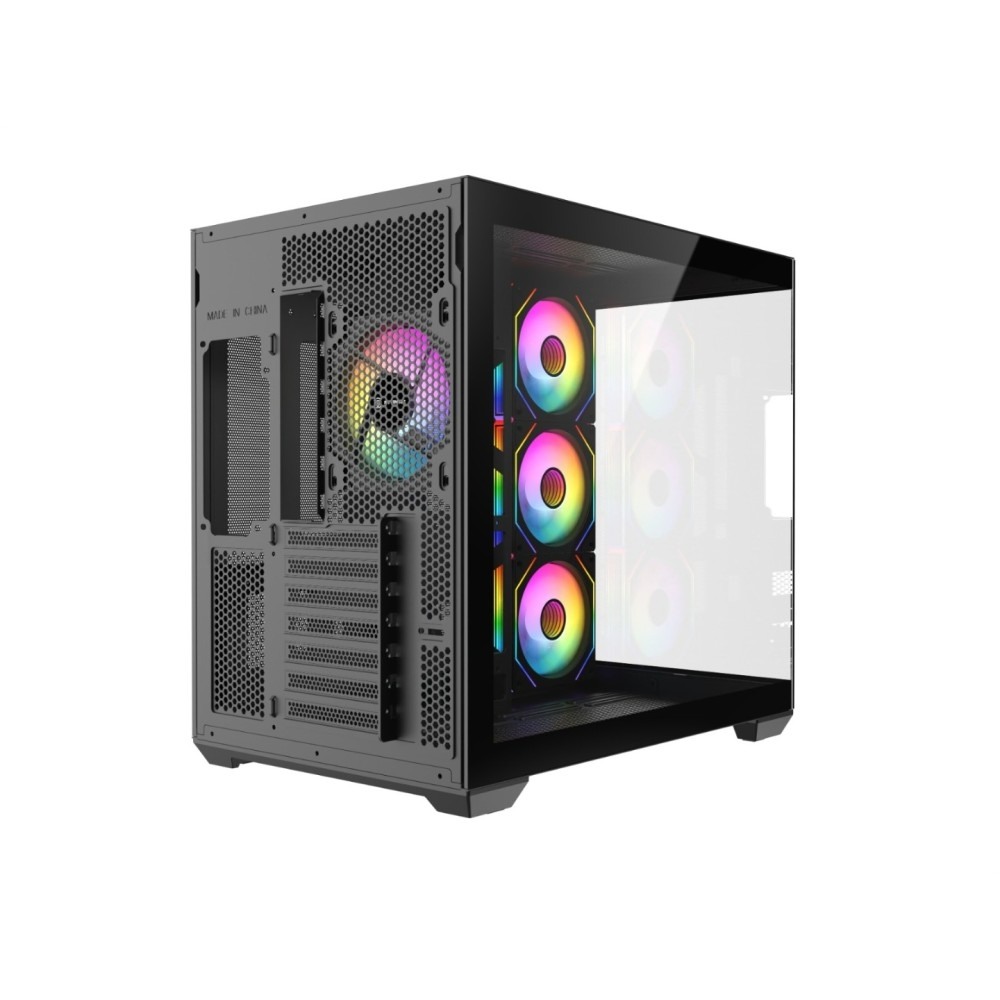 Revenger AIR SPACE BTF 4 ARGB Infinity Fan ATX Black Gaming Casing — photo 2