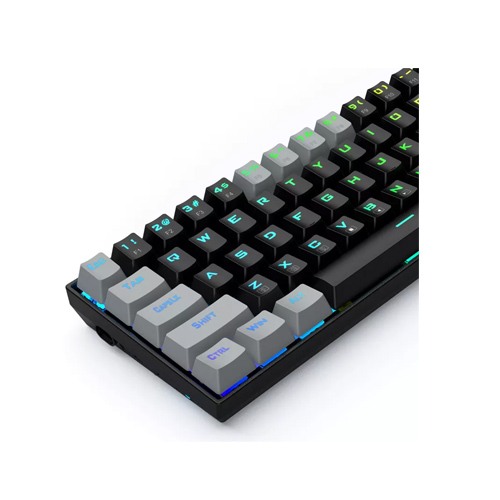 E-YOOSO Z686 Black Gray RGB 68 Keys Mechanical Keyboard — photo 2