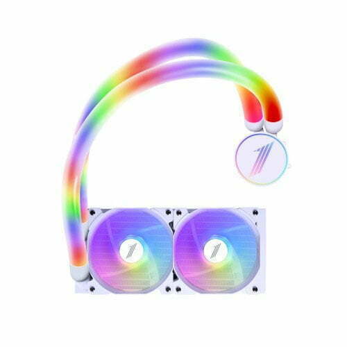 1STPLAYER MT240 MOTHRA ARGB LIQUID COOLER (WHITE）